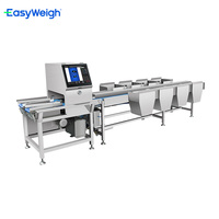 Équipement de tri et de calibrage de fruits, légumes, fruits de mer, volailles et bœuf de haute précision Easyweigh avec détection automatique du poids et de la taille