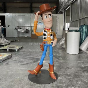 Statue de personnage Toy Story-Ensemble de sculptures en fibre de verre de style officiel <span class=keywords><strong>Woody</strong></span> & Buzz pour parcs à thème - Product Image 4