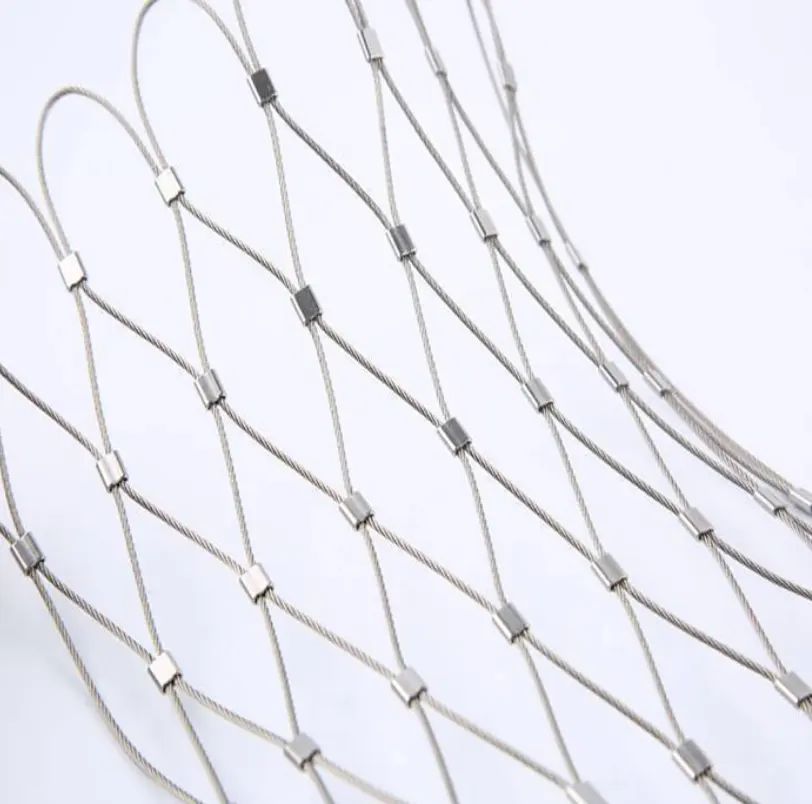 Rete metallica del cavo della fune di 316 316L ss/rete della maglia del cavo metallico dell'acciaio inossidabile/maglia dello zoo
