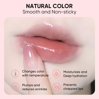 Sérum pour les lèvres hydratant vibrant rose QUARXERY, marque privée pour femmes, hydratation intense, anti-rides et gloss éclaircissant pour les lèvres