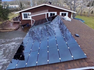 PWSOLAR Precio de Fábrica HJT PERC Half Cell CdTe Película Delgada Tejas Solares HBC IBC 100W-110W BIPV Bifacial MWT Solar ASP-SST1-blac - Product Image 1