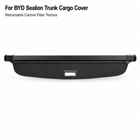 Cache-bagages rétractable de luxe pour coffre BYD Sealion 7/6 – Pare-soleil arrière, étagère de rangement, protection de la vie privée – Installation sans outil ni perçage