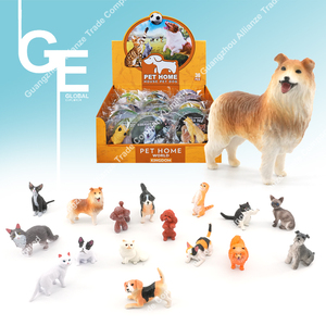 Effen Pvc Simulatie Standbeeld Model Kids Dier Figuren Hond En Kat Beeldjes <span class=keywords><strong>Plastic</strong></span> Speelgoed Dier Voor Huisdecoratie - Product Image 5