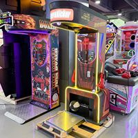 Machine de jeu d'arcade électronique de boxe et de kick, avec fonction de frappe automatique, certifiée CE, 110V-240V, pour un joueur, en fer, version anglaise