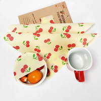 Ensemble de rouleaux de tissu alimentaire réutilisable en cire d'abeille