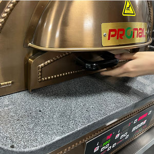 Machine de fabrication de pizza électrique à dôme de comptoir Four à foyer en pierre compact pour café et petit restaurant - Product Image 5