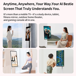 Televisor Inteligente Portátil de 32 Pulgadas Full HD Blanco con Sistema Operativo Android, Batería de 5/9 Horas, Monitor para Interiores, Pantalla Táctil de 10 Puntos, 2 Años de Garantía, OEM - Product Image 2