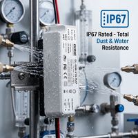 Fuente de Alimentación LED de 50W 24V IP67 Clase II, Resistente al Agua, para la Serie RAP, Ideal para Iluminación de Paisajes, Señalización Exterior, con 3 Años de Garantía