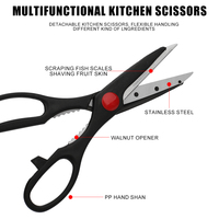 Ensemble de couteaux Santoku, ciseaux, éplucheur, manche en bois, acier inoxydable tranchant pour la cuisson et le tranchage, 3 pièces les plus vendues