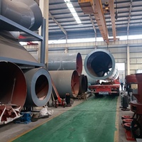 Machine de fabrication de ciment Mini four de calcination de la chaux Clinker Chaux Four rotatif 50 Mitre Four rotatif pour clinker de ciment