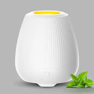 नई सफेद शोर 3D लौ हवा Humidifier नारंगी या आइस ब्लू एलईडी रात को प्रकाश खुशबू विसारक अल्ट्रासोनिक हाथ की पिचकारी के लिए घर कार्यालय