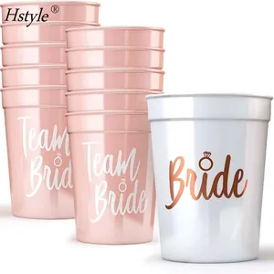 Team Bride Bachelorette Party Cups - Bride Cup Bridesmaid Cups Bachelorette Party Decorations Bachelorette Party Favors HS1508