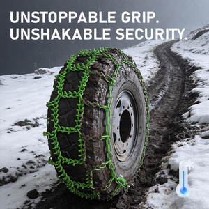 Chaînes à neige pour camion et tracteur en acier allié CH de haute qualité, surface galvanisée, traitement thermique, maillons torsadés, garantie 1 an - Product Image 6