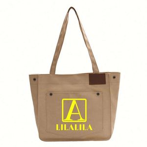 Custom Print Designer Recyclable Large Compartment Beach Casual Shopper Women <b>Canvas</b> <b>Tote</b> Bag - Product Image 3