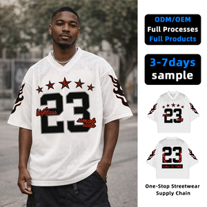 Camisetas Casuales de Hip Hop para Hombre de Primera Calidad, Tejido de Spandex/Poliéster de 200g, Impresión Digital, Secado Rápido, Servicio OEM, Diseño Personalizado con Parches - Product Image 1