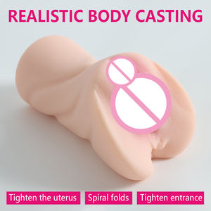 0.73千克肉色TPE自慰器小型便携式100% 防水自慰杯卧室男士性玩具 - Product Image 2