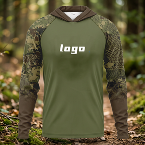 Vente en gros de chemises de pêche sportives Cuba Sports personnalisées avec logo, unisexes, en spandex/polyester, respirantes, à séchage rapide, UPF 50, grandes tailles - Product Image 3