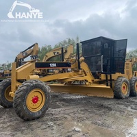 Niveleuse Caterpillar 120K de haute qualité, faible nombre d'heures de fonctionnement, état d'origine, prête pour expédition maritime