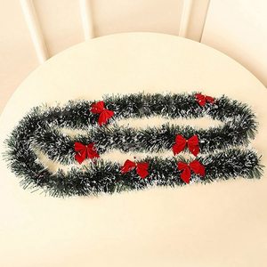 <span class=keywords><strong>Guirlande</strong></span> suspendue Nicro, 2 couleurs mélangées, avec nœuds en ruban, pour <span class=keywords><strong>cheminée</strong></span>, arbre, décoration <span class=keywords><strong>de</strong></span> Noël, fête, succès commercial - Product Image 5