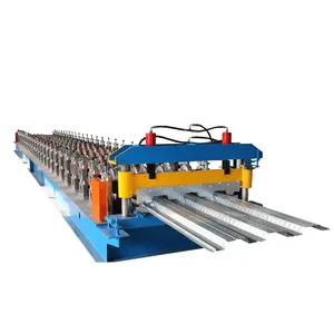 Rotolo d'acciaio automatico completo della costruzione della piattaforma/Decking del pavimento del metallo che forma macchina