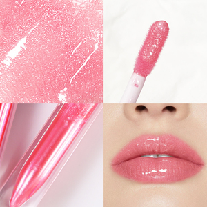 <span class=keywords><strong>Gloss</strong></span> à lèvres <span class=keywords><strong>pailleté</strong></span> pour marque privée, fournisseur OEM ODM, brillant, végétalien, en gros, transparent, <span class=keywords><strong>rose</strong></span>, effet brillant - Product Image 2