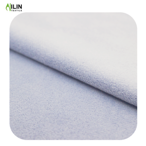 95 <span class=keywords><strong>Polyester</strong></span> 5 Spandex Siêu Mềm Đàn Hồi Minky Đồng Bằng Lông Cừu Vải - Product Image 4