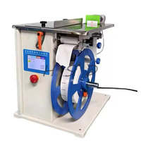 Machine d'étiquetage semi-automatique pour coins de boîtes à angle droit, applicateur d'étiquettes inviolables avec certification CE