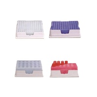 Indicador de temperatura baja PCR, caja de hielo, enfriador de líquido PCR, estante de tubo de refrigeración, enfriador PCR para prueba de laboratorio