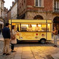 Amplio Espacio Disponible para Ventanas de Venta de Comida Multifuncionales, Personalizables en Varios Estilos