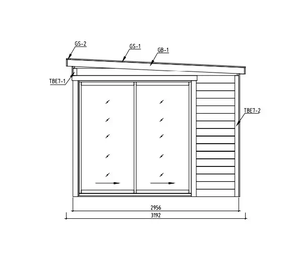 12m ² moderna sala giardino piccola casa con <span class=keywords><strong>mobili</strong></span> completi <span class=keywords><strong>bungalow</strong></span> in legno per la vendita - Product Image 5