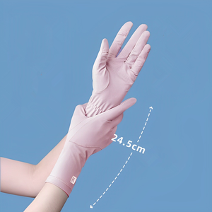 <span class=keywords><strong>Gants</strong></span> d'été fins en <span class=keywords><strong>soie</strong></span> glacée pour femmes, protection UV, écran tactile, antidérapants, pour la conduite, le cyclisme, les activités <span class=keywords><strong>de</strong></span> plein air, respirants - Product Image 2