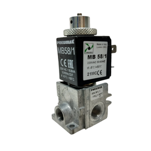 Électrovanne directe miniature d'origine <span class=keywords><strong>Pneumax</strong></span> 305.M58 - NC, G1/8, 220/50-60, série 300 - Product Image 4