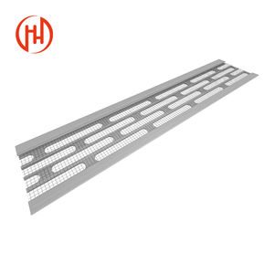 6063 T5 alüminyum Metal yaprak Guard çatı yağmur oluk koruyucu delikli çatı koruma çatı yağmur oluk koruyucu - Product Image 5