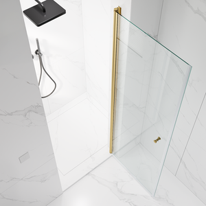 Hàng loạt phong cách Chrom bản lề thép không gỉ Tempered Glass tắm Frameless cho bệnh viện và khách sạn phòng tắm cửa bao vây - Product Image 2