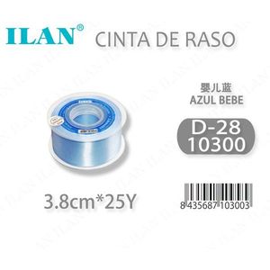 Nastro in Raso Ilan 3,8cm 25Y Azzurro D28 - Product Image 3
