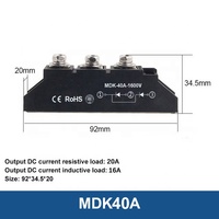 Nouveau Module de Diode Anti-retour à énergie bidirectionnelle MDK 25A 40A 55A 70A 90A 110A pont photovoltaïque solaire Diode Protection de courant