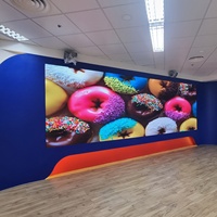 Panel de Video Wall para Publicidad Interior, Pantalla LED con Módulos Magnéticos P1.2 P1.5 P1.6 P1.8 P2 P2.5 P3 P4 P5 P6