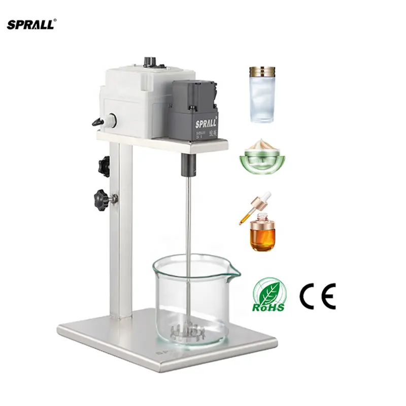 Sprall OEM & ODM 5L Agitador elétrico de líquidos aéreos Misturador misturador de laboratório de produtos químicos essenciais Agitador misturador dissolvedor de laboratório