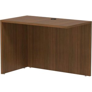 Escritorio de Oficina Moderno Alera VA354224WA Serie Valencia, 42 x 23-5/8 x 29-1/2 Pulgadas, Reversible, con Estructura Tipo Puente, en Color Nogal - Product Image 2