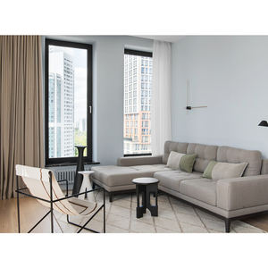 Design moderne NFRC Aluminium Maison Fenêtres à battants Écran en acier inoxydable Filet balançoire Ouvert Usine Prix bon marché pour les hôtels - Product Image 2