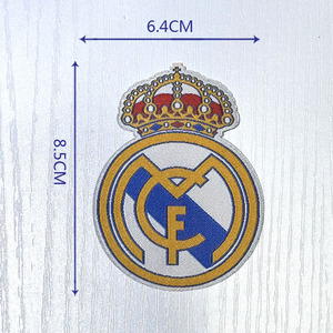 Etiquetas con Logotipos de Equipos de Fútbol Europeos, Accesorios para Ropa con Cinta Adhesiva, Parches de Fútbol de Poliéster Termoadhesivos - Product Image 1