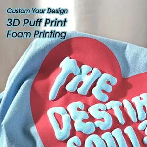 Camiseta de Moda al por Mayor con Logotipo Personalizado, Impresión 3D, Manga Corta, 100% Algodón, Camiseta Blanca, Camiseta Extra Grande para Hombre - Product Image 2