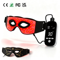 Masque oculaire en silicone souple à lumière rouge, thérapie par lumière infrarouge proche pour soulager la fatigue oculaire
