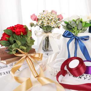 ริบบิ้นผ้าซาตินสั่งทำขายส่งขนาด 38 มม. 196 สี แบบสองด้าน ขนาด 3 มม. 6 มม. 1.5 นิ้ว ริบบิ้นผ้าซาตินสีพื้น - Product Image 2