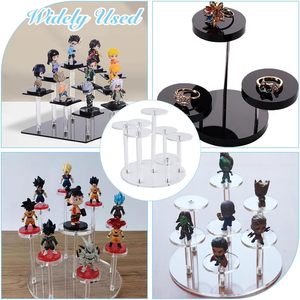 Présentoir à figurines en acrylique portable à 7 niveaux, écologique, facile à assembler – Organisateur de collection de figurines à plusieurs niveaux - Product Image 2