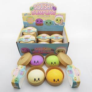 <span class=keywords><strong>Juguete</strong></span> Antiestrés Promocional con Forma de Bollo al Vapor con Cara Sonriente, 8.5cm, Squishy, para Aliviar el Estrés - Product Image 1