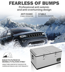 Unidad de Refrigeración para Camiones de Gran Capacidad (95L) con Energía Solar, Refrigerador y Congelador para Alimentos y Bebidas - Product Image 5