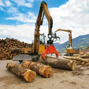 Firewood Splitter Hydraulic Wood Log Cracker for Excavator