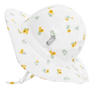 Sombrero de Sol para Bebés y Niñas Pequeñas con Diseño de Hoja, Ala Ancha, para Playa y Exteriores, con Logotipo Personalizado - Product Image 1
