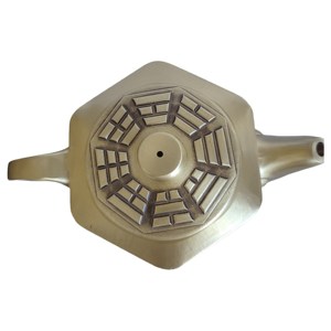 Teiere in Ottone Stile <span class=keywords><strong>Cinese</strong></span> con Design delle Quattro Bestie Divine, Artigianato Metallico Classico Personalizzato per Decorazioni Casa e Ufficio - Product Image 5